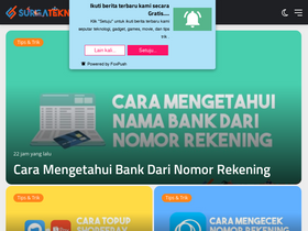 'surgatekno.com' screenshot