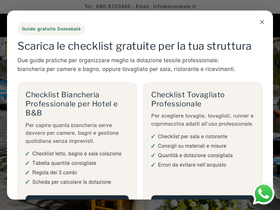 Domakale homepage screenshot