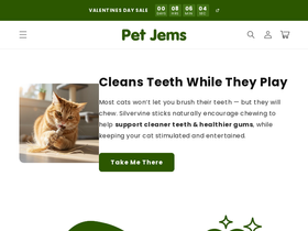 petjems.com homepage screenshot