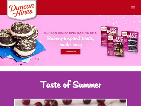 'duncanhines.ca' screenshot