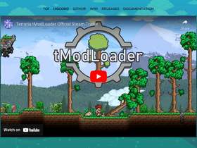 'tmodloader.net' screenshot