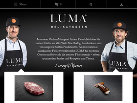 'luma-delikatessen.ch' screenshot