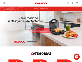 daewoomex.com homepage screenshot