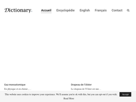 'dictionary.tn' screenshot
