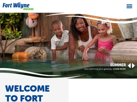 'visitfortwayne.com' screenshot