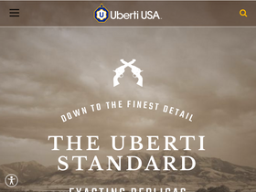 'uberti-usa.com' screenshot