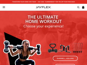'jayflexfitness.com' screenshot