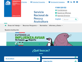 'sernapesca.cl' screenshot