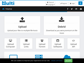 'multiup.org' screenshot