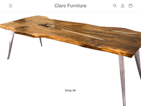 clarofurniture.com homepage screenshot