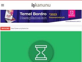 'iskanunu.com' screenshot