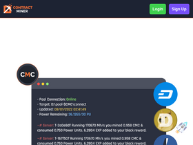 'contract-miner.com' screenshot
