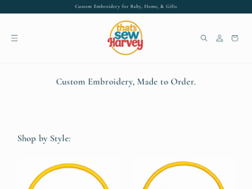 thatssewharvey.com homepage screenshot