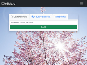 'ebible.ro' screenshot