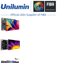 'unilumin.com' screenshot