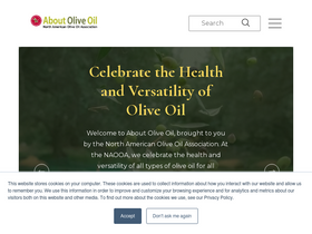 'aboutoliveoil.org' screenshot