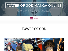 'thetowerofgod.com' screenshot