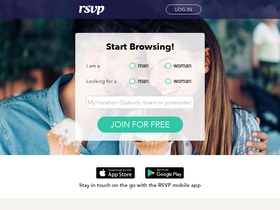 'rsvp.com.au' screenshot