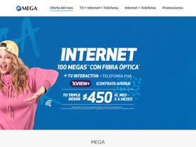 'megacableinternet.mx' screenshot