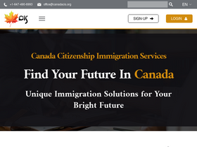'canadacis.org' screenshot