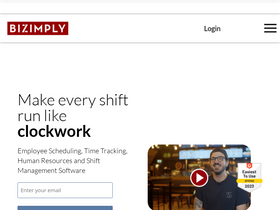 'bizimply.com' screenshot