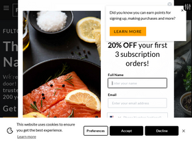 'fultonfishmarket.com' screenshot