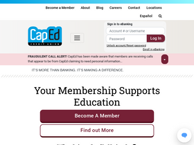 'capedcu.com' screenshot