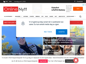 'onlinenytt.com' screenshot
