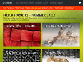 'filterforge.com' screenshot