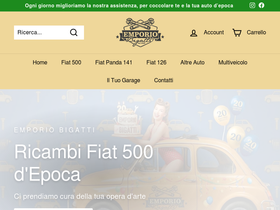 bigattiricambi.com homepage screenshot
