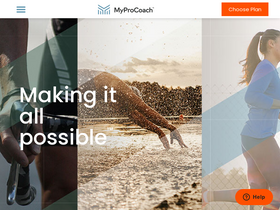 'myprocoach.net' screenshot