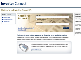 'investor-connect.com' screenshot