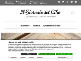 'ilgiornaledelcibo.it' screenshot