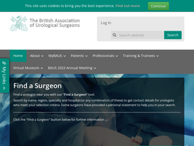 'baus.org.uk' screenshot