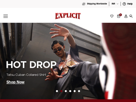 3xplicit.com homepage screenshot