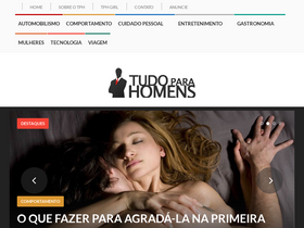 'tudoparahomens.com.br' screenshot