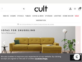 'cultfurniture.com' screenshot