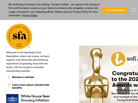 'specialtyfood.com' screenshot