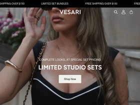 VESARI ATHLETICA homepage screenshot