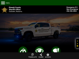 'etowahcountysheriff.com' screenshot