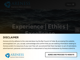'arenesslaw.com' screenshot