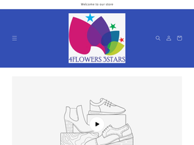 4flowers3stars.com homepage screenshot