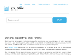'dexonline.net' screenshot