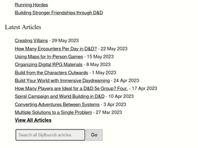 'slyflourish.com' screenshot