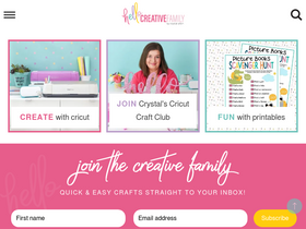 'hellocreativefamily.com' screenshot