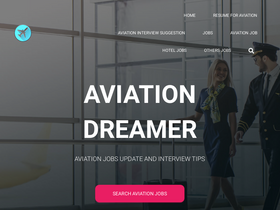 'aviationdreamer.com' screenshot