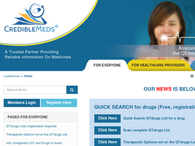 'crediblemeds.org' screenshot