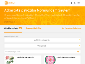 'ziedot.lv' screenshot