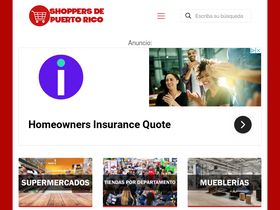 'shoppersdepuertorico.com' screenshot