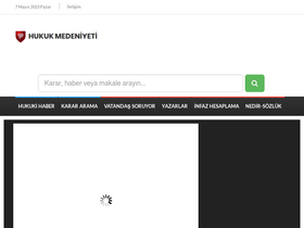 'hukukmedeniyeti.org' screenshot